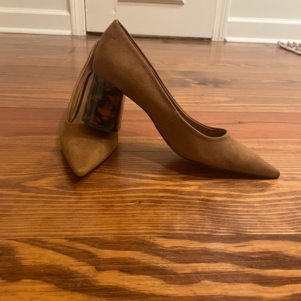 Zara tortoise heels, size 8